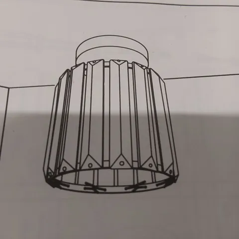 BOXED CEILING LIGHT 