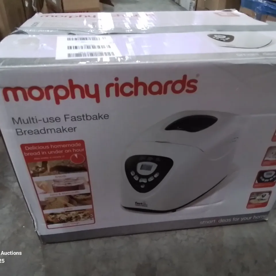 BOXED MORPHY RICHARDS MULTI-USE FASTBAKE BREADMAKER