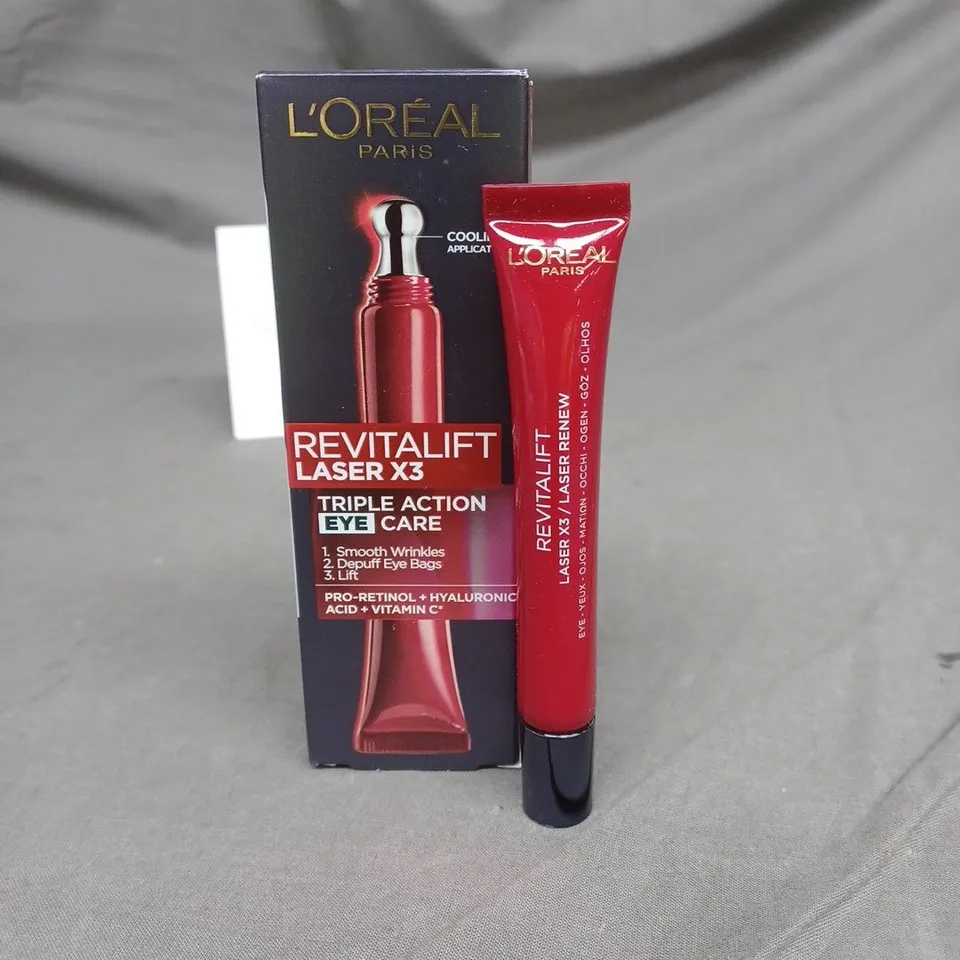 L'OREAL REVITALIFT LASER X3 TRIPLE ACTION EYE CARE 15ML