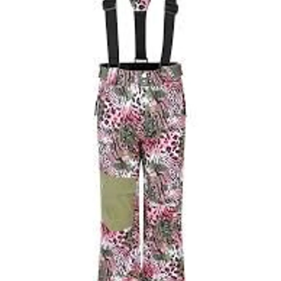 BRAND NEW DARE2BE POW PANTS IN OLIVE GREEN AND LEOPARD PRINT - 9/10 YRS