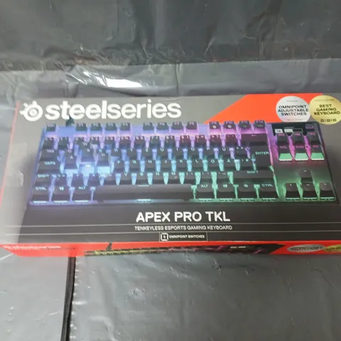 BOXED STEELSERIES APEX PRO TKL KEYBOARD