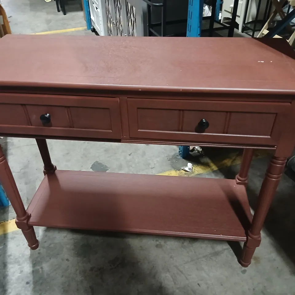 BROOKSHIRE 88CM DLSOLID WOOD CONSOLE TABLE