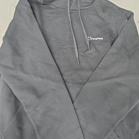 BERGHAUS PULL OVER HOODIE IN BLACK SIZE LARGE