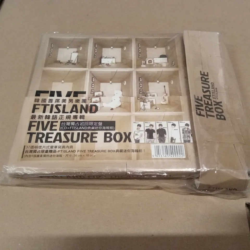 FTISLAND FIVE TREASURE BOX – BOXED MUSIC BOX SET (KOREAN POP)