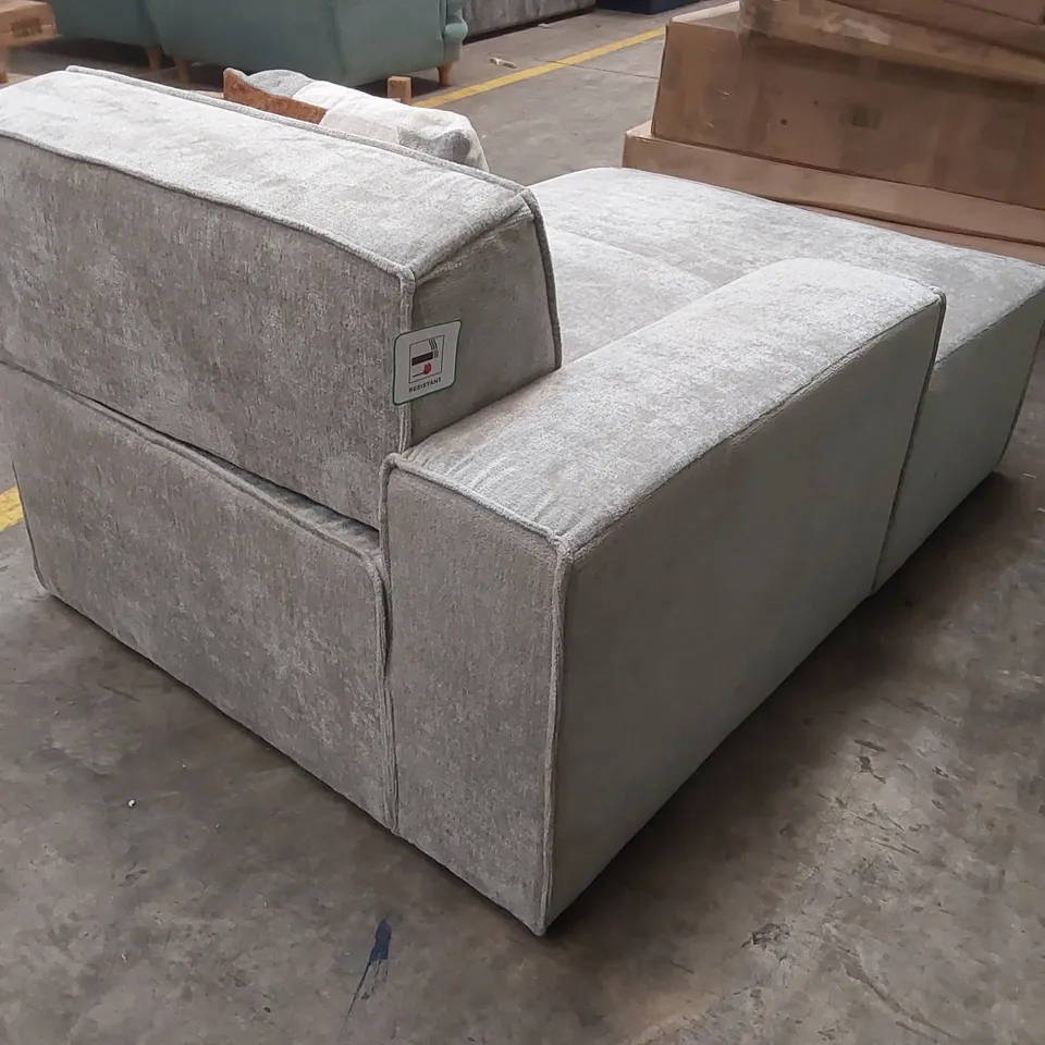 BRAND NEW FURNISH365 LIGHT GREY LEFT ROYAL CHAIR