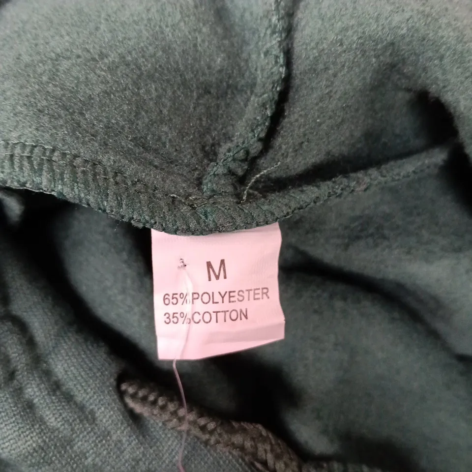 A.O.B QUALITY LADIES CLOTHES GREEN CROPPED HOODIE - SIZE M