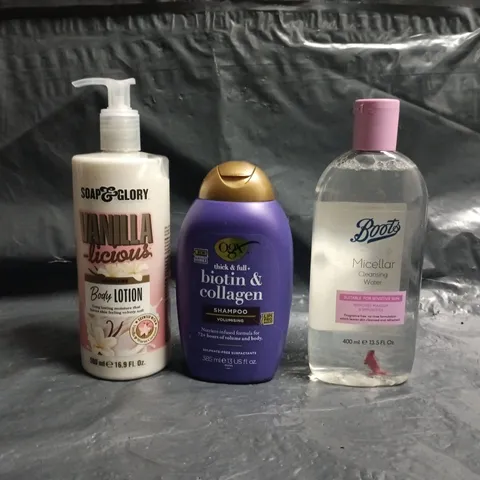 APPROXIMATELY 20 ASSORTED COSMETIC ITEMS TO INCLUDE SOAP & GLORY, ETC - COLLECTION ONLY