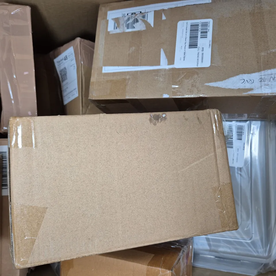 BOX OF APPROXIMATELY 10 ASSORTED HOUSEHOLD ITEMS TO INCLUDE CRIMPIT ULTIMATE WRAP BUNDLE, ETC - COLLECTION ONLY