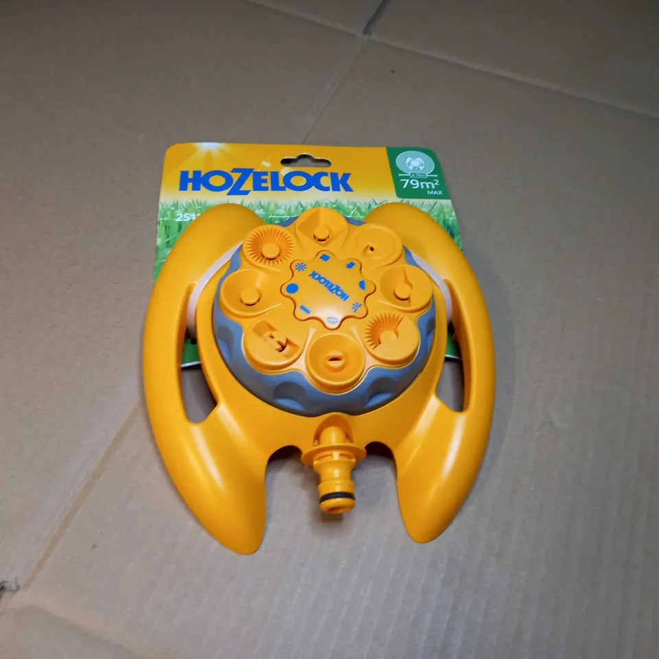 PACKAGED HOZELOCK 8 SPRAY PATTERN GARDEN SPRINKLER