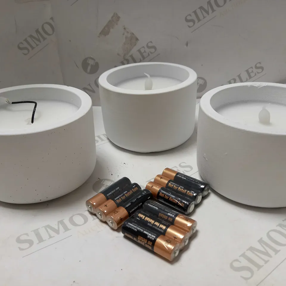 K BY KELLY HOPPEN SET OF LED FAUX TEALIGHTS