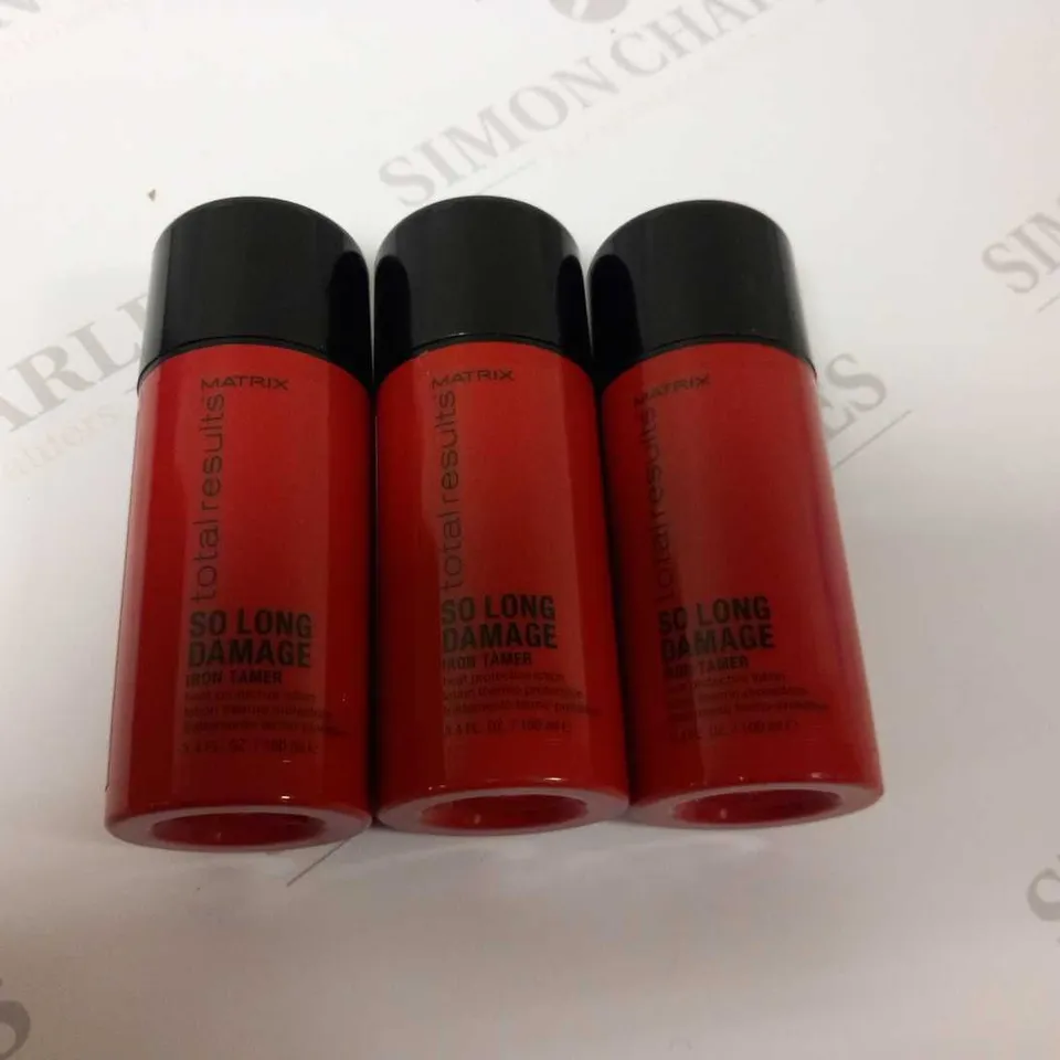 APPROXIMATELY 12 MATRIX SO LONG DAMAGE IRON TAMER 100ML EACH