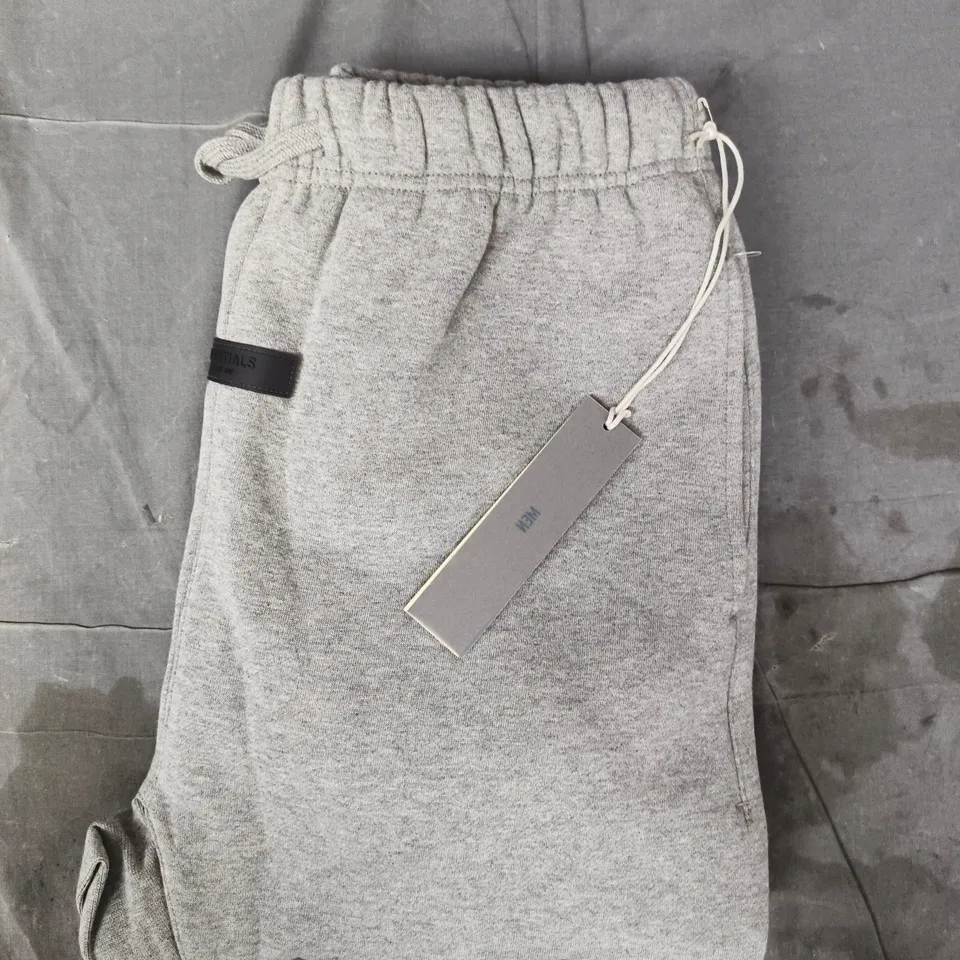 ESSENTIALS FEAR OF GOD SWEATPANTS IN GREY SIZE SMALL