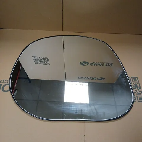 EDGED MIRROR IN BLACK - COLLECTION ONLY