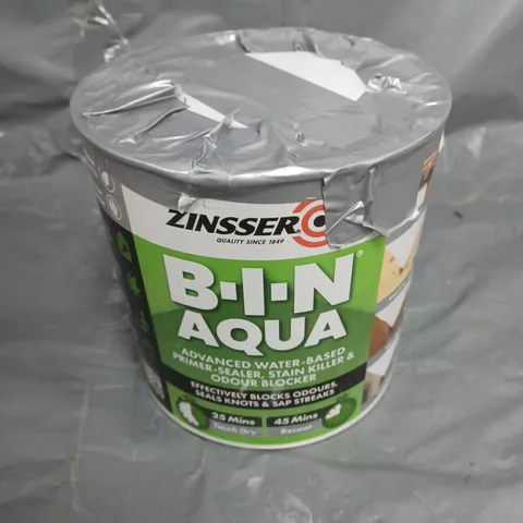 ZINSSER B-I-N WHITE MATT MULTI-SURFACE PRIMER, SEALANT & STAIN BLOCK  (2.5L) - COLLECTION ONLY