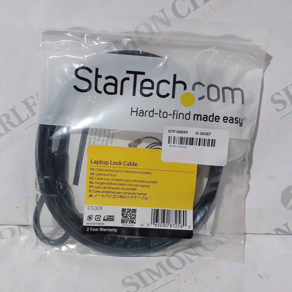 STARTECH LAPTOP LOCK CABLE