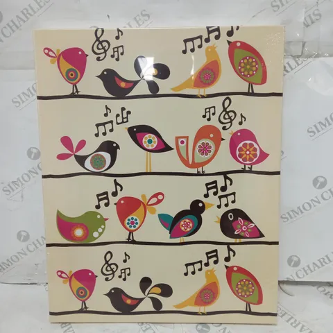 BOXED ART GROUP SINGING BIRDS VALENTINA RAMOS 50X40CM