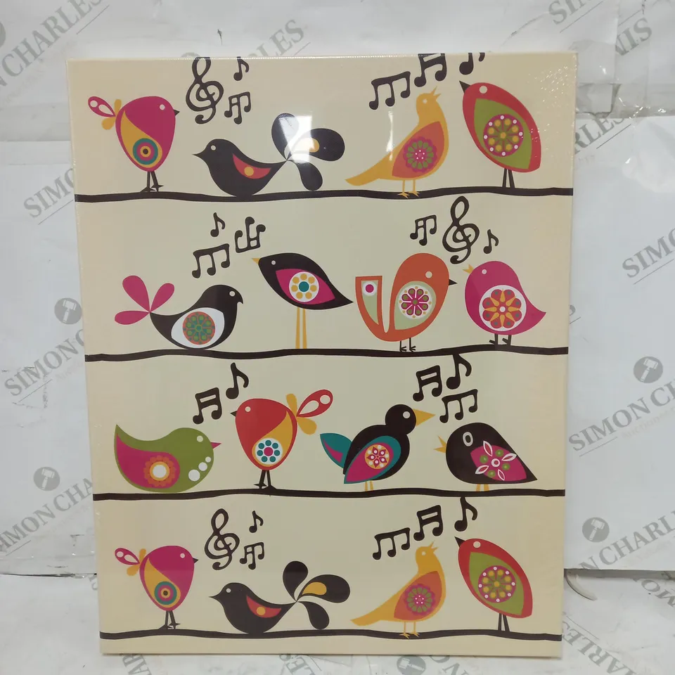 BOXED ART GROUP SINGING BIRDS VALENTINA RAMOS 50X40CM