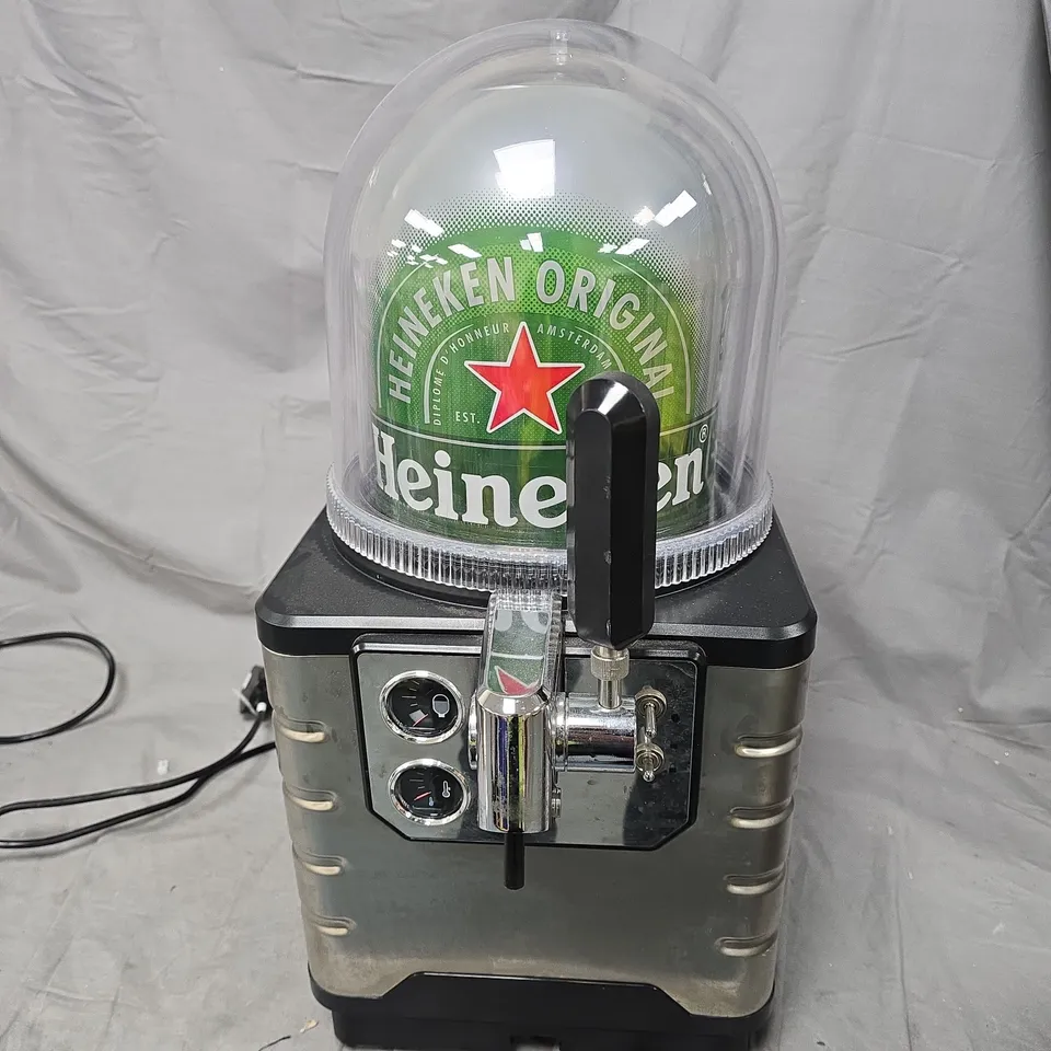 HEINEKEN BEER TAP DISPENSER WITH DOME - HOME BAR APPLIANCE