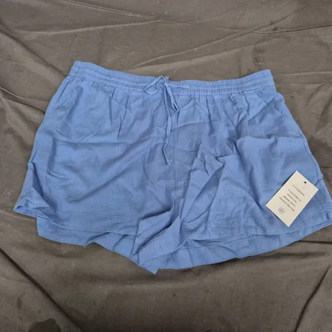 NOBODY'S CHILD JET SHORTS – LINEN BLUE, UK 18