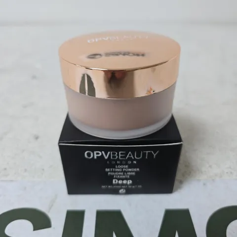 BOXED OPVBEAUTY LOOSE SETTING POWDER - DEEP