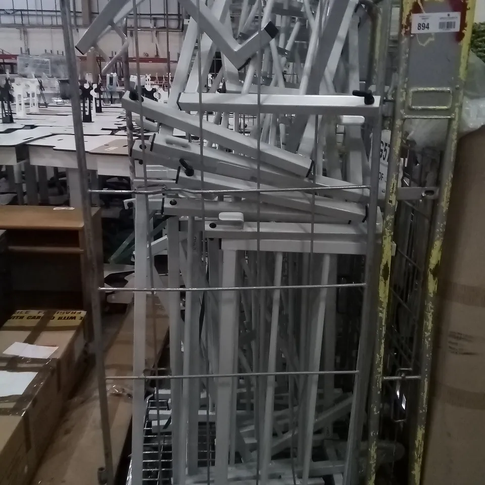 3 CAGES OF ASSORTED MEDICAL BED PARTS