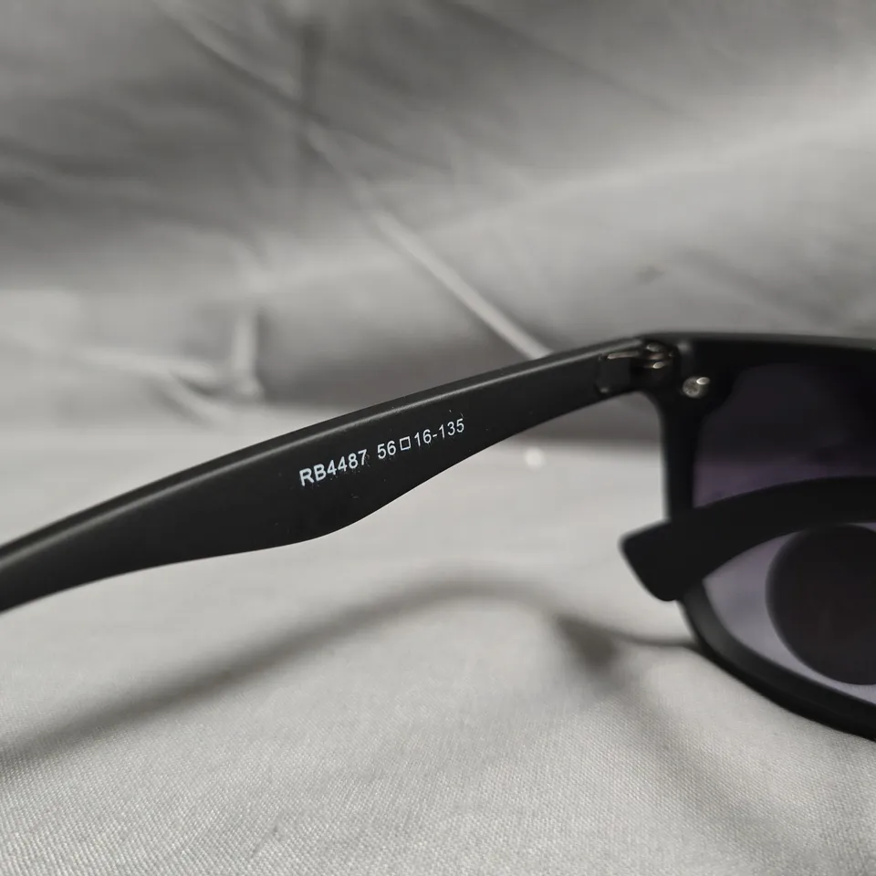 RAY-BAN RB4487 SUNGLASSES – BLACK FRAME, PURPLE GRADIENT LENSES (56-16-135)