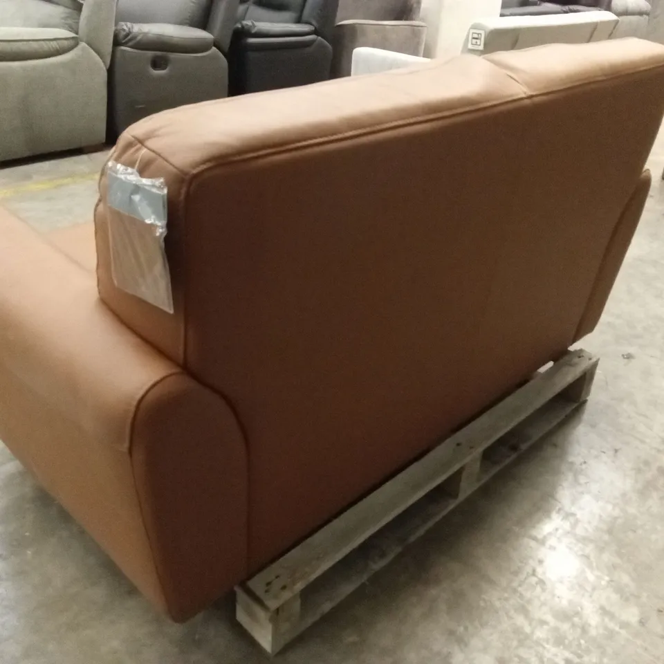 MOLINA 2 SEATER LEATHER SOFA RRP £999