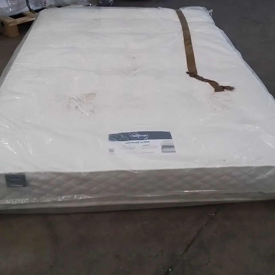 QUALITY BAGGED SILENTNIGHT MIRACOIL ORTHO DOUBLE MATTRESS 