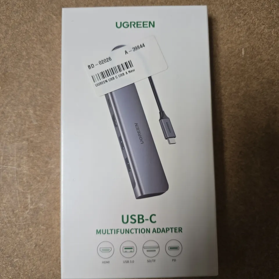 SEALED UGREEN USB-C MULTIFUNCTION ADAPTER 6-IN-1 HUB