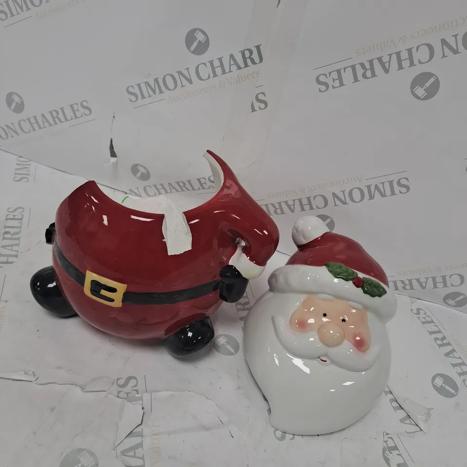 SANTA COOKIE JAR 