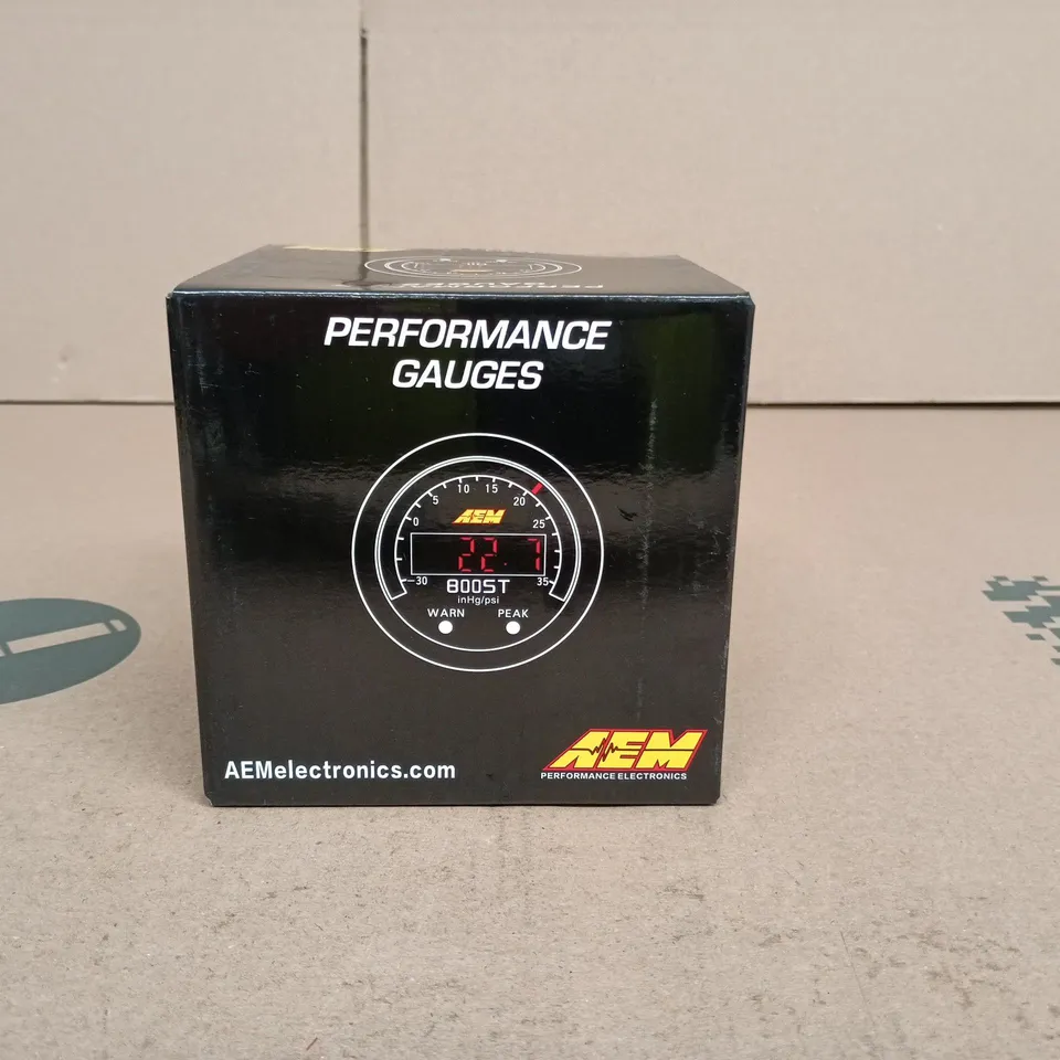 AEM PERFORMANCE GAUGES 30-0300 GAUGE KIT BOXED