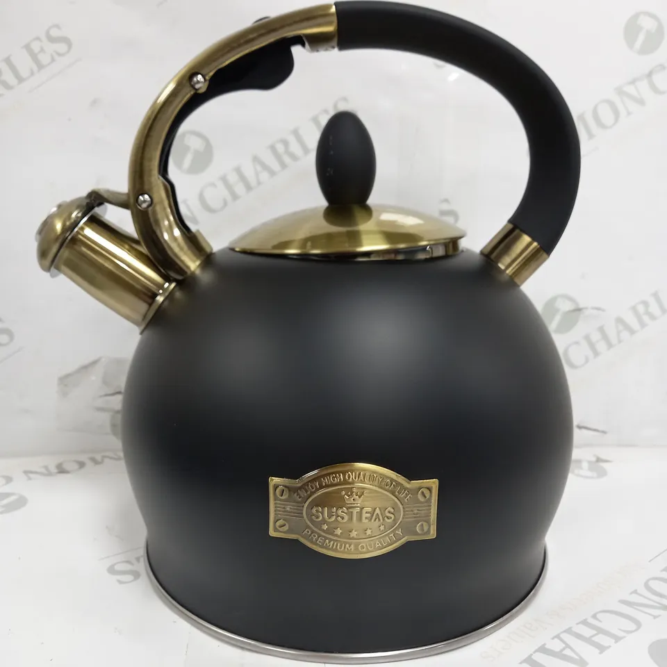 SUSTEAS STOVE TOP WHISTLING TEA KETTLE