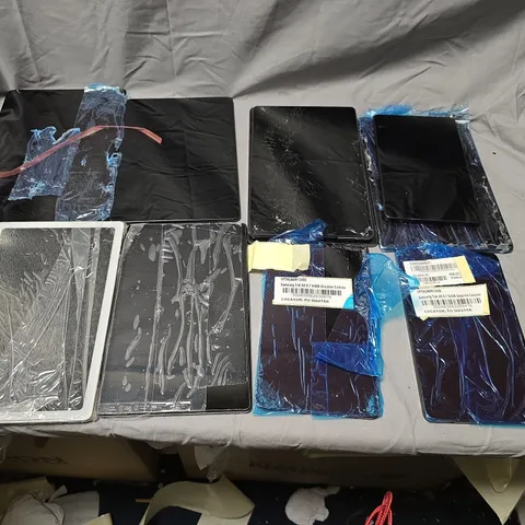 TEN ASSORTED DAMAGED TABLETS