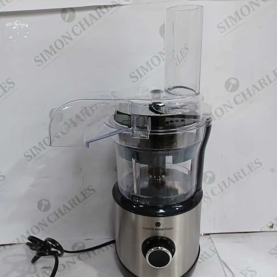 COOK'S ESSENTIALS 400ML COMPACT DOUBLE BLADE FOOD PROCESSOR
