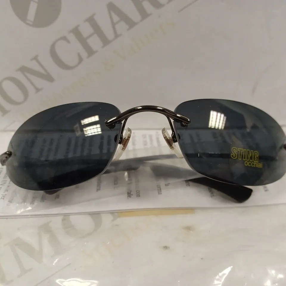 BOX OF APPROX 10 PAIRS OF STING 4477 BLACK SUNGLASSES 