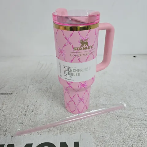 STANLEY QUENCHER PROTOUR TUMBLER 40 OZ (1.18 L) – LOVESHACKFANCY PINK PATTERN