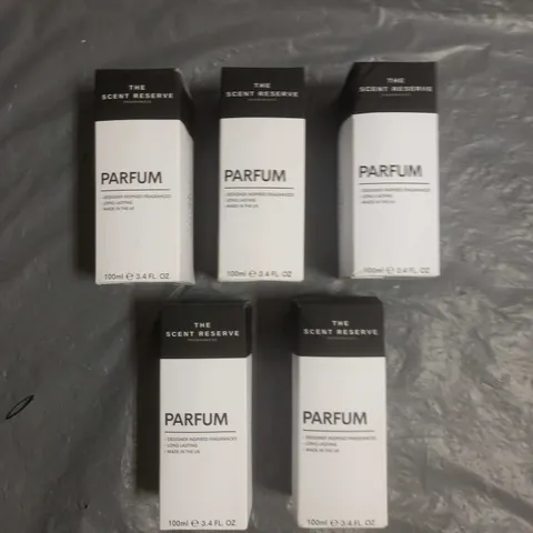 BOX OF APPROX 5 ASSORTED BOXED THE SCENT RESERVE FRAGRANCES