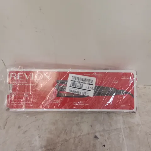 BOXED REVLON COPPER CERAMIC DUAL PLATE STRAIGHTENER