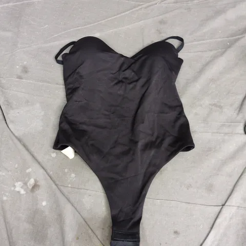 MARS THE LABEL UK 8 BLACK WOMEN'S BODYSUIT