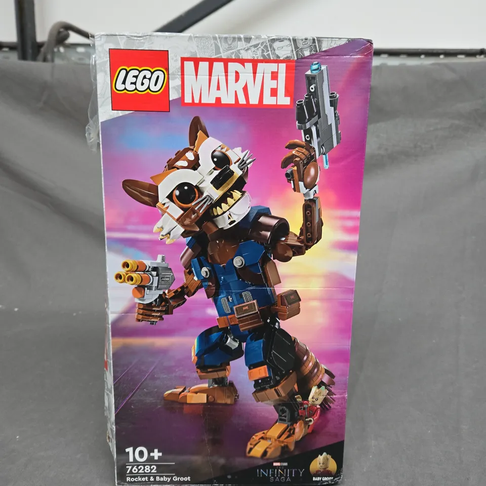 LEGO SUPER HEROES ROCKET & BABY GROOT BUILDABLE TOY 76282 10+ RRP £60.99