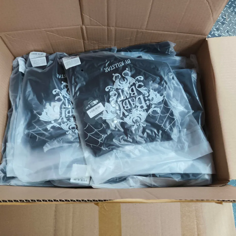 LOT OF APPROXIMATELY 35 BRAND NEW KILLSTAR SPPOOKY SPIDER ITEMS IN BLACK - UNCHECKED SIZES