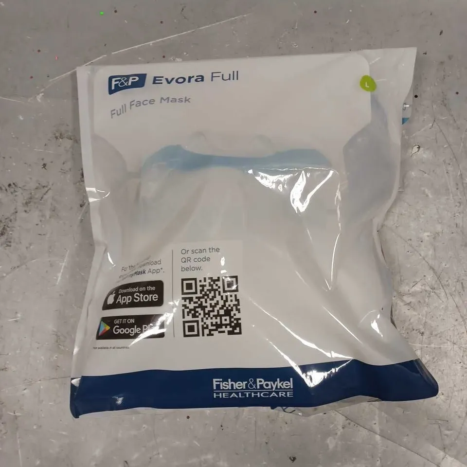 SEALED FISHER & PAYKEL EVORA FULL FACE PAP THERAPY MASK EVF1LU