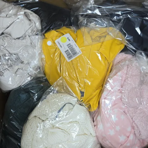 APPROXIMATELY 20 ASSORTED WOMENS CLOTHING ITEMS IN VARIOUS STYLES, SIZES & COLOURS