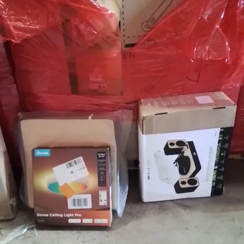 PALLET OF ASSORTED HOUSEHOLD GOODS AND PRODUCTS TO INCLUDE;CUSHION,TURNTABLE,CEILING LIGHT
