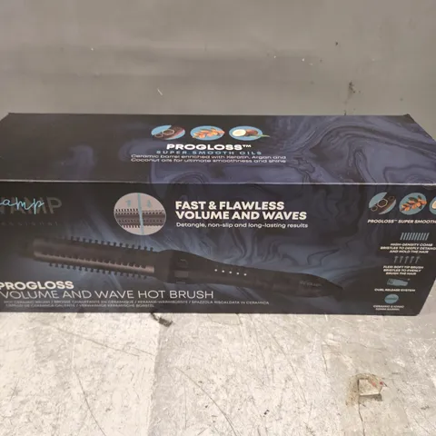 BOXED REVAMP PROGLOSS VOLUME AND WAVE HOT BRUSH BR-1350-GB