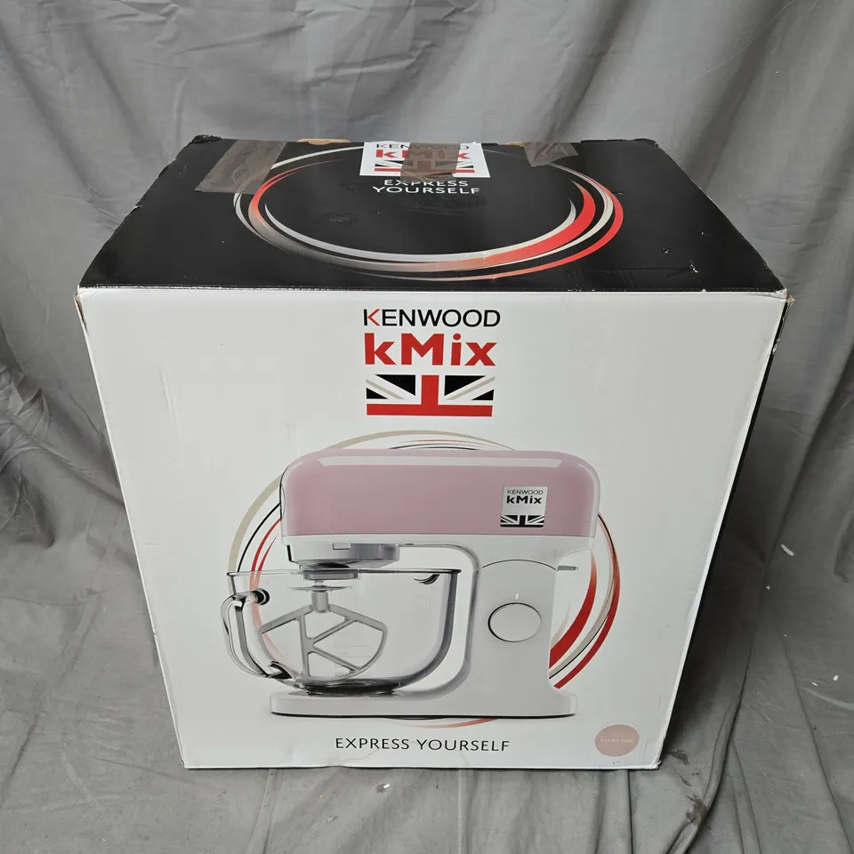 BOXED KENWOOD KITCHEN MACHINE KMX754PP - PINK - COLLECTION ONLY