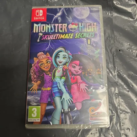 SEALED NINTENDO SWITCH MONSTER HIGH SKULLTIMATE SECRETS