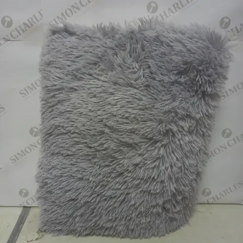 UNBRANDED GREY FUR CUSHION 