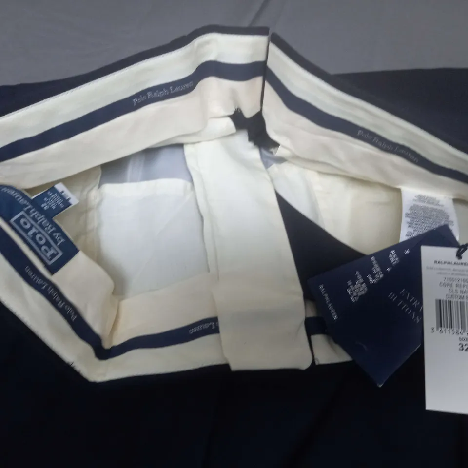 POLO RALPH LAUREN CORE REPLEN NAVY TROUSERS - 32