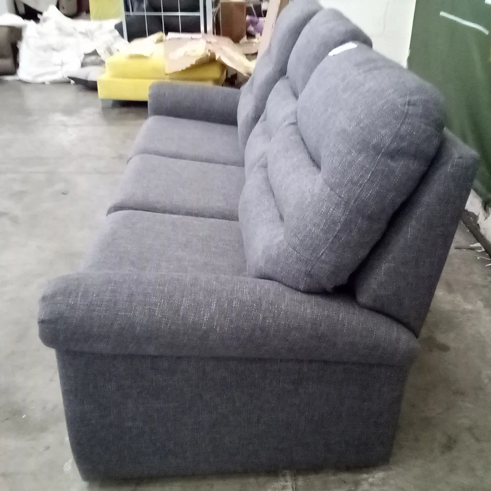 DESIGNER G PLAN HOLMES 3 SEATER SOFA - PIETRO SLATE FABRIC